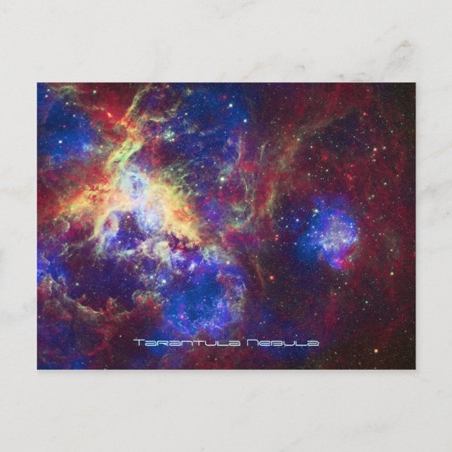Tarantula Nebula Star Forming Gas Cloud Sculpture Vykort (Framsida)