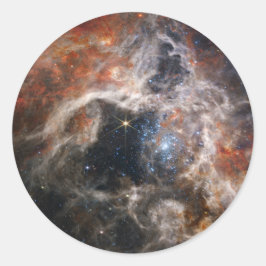 Tarantula Nebula Stickers Runt Klistermärke