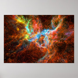 Tarantula Nebula-stjärnformningsområdet bild Poster