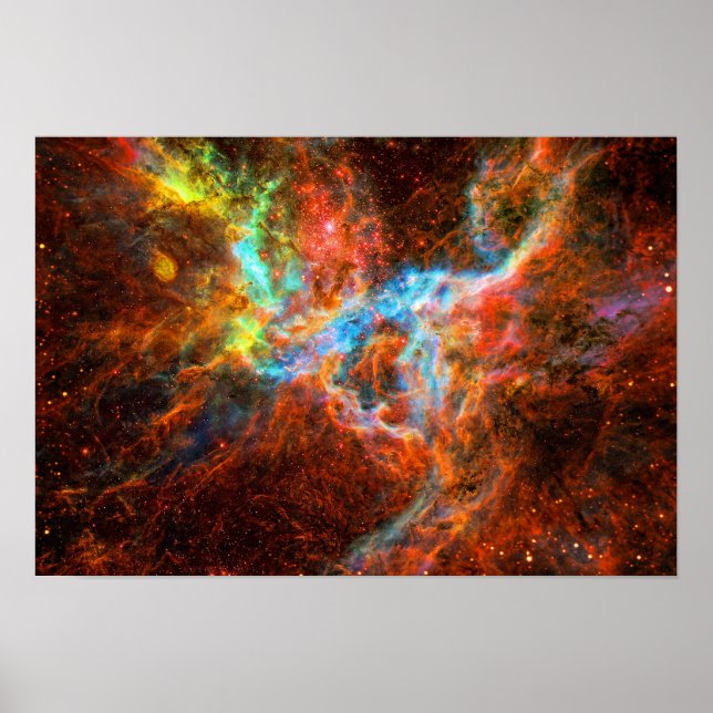 Tarantula Nebula-stjärnformningsområdet bild Poster (Framsidan)