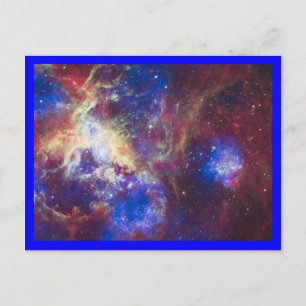 Tarantula nebulosan blå kant vykort