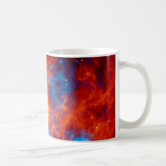 Tarantula-nebulosan Färgrik infraröd rymdfoto Kaffemugg (Höger)