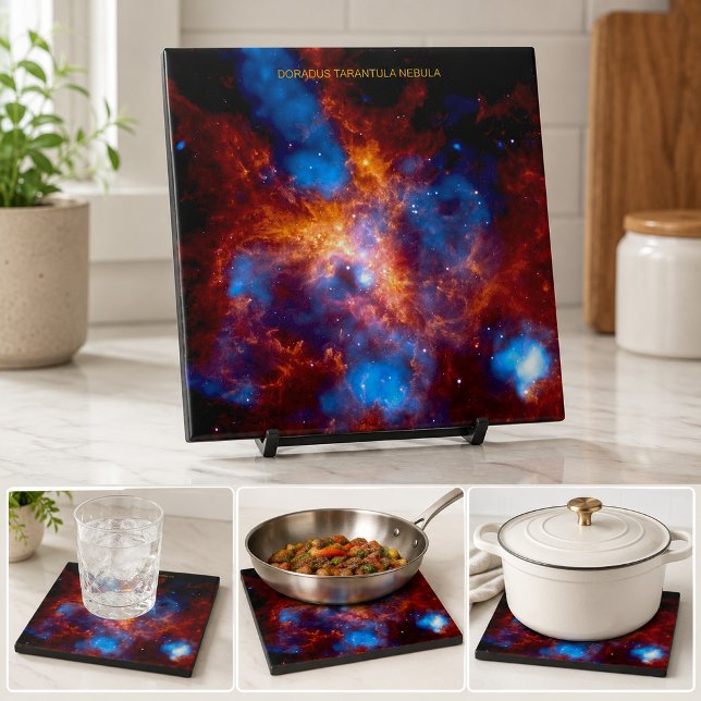 Tarantula-nebulosan Kakelplatta (Tarantula Nebula Ceramic Tile)