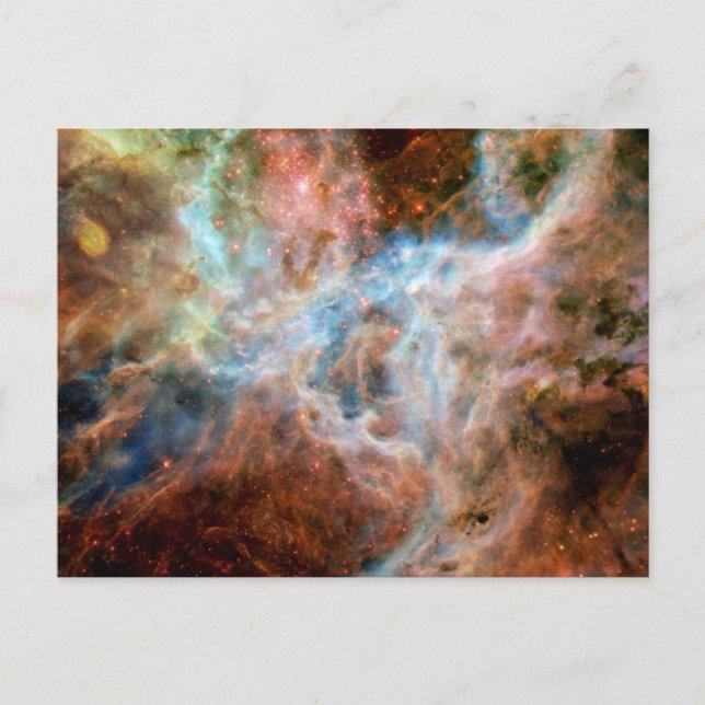 Tarantula nebulosan R136 NASA Hubble Rymdfoto Vykort (Framsida)