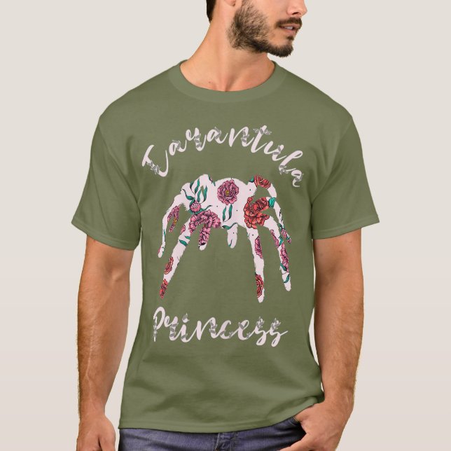 Tarantula Princess Spider Älskare Girl Kryp Catche T Shirt (Framsida)