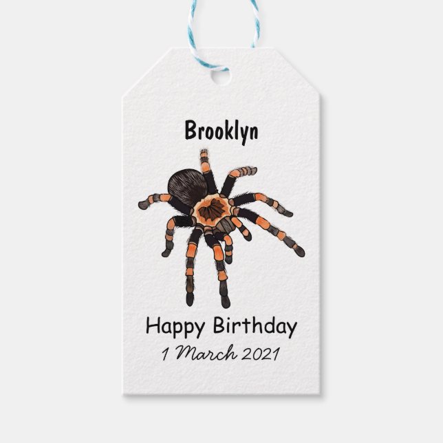 Tarantula serieillustration presentetikett (Framsidan)