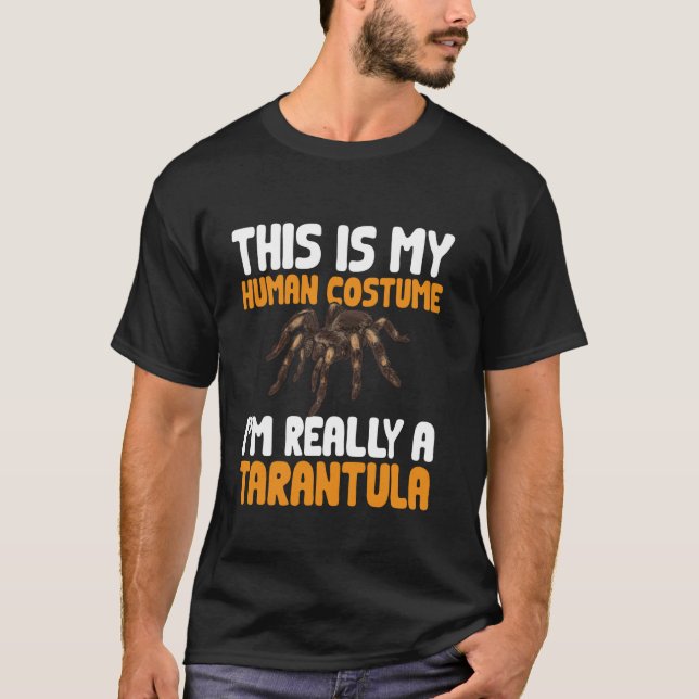 Tarantula Spider Arthropod Pet Tarantula Costume T Shirt (Framsida)