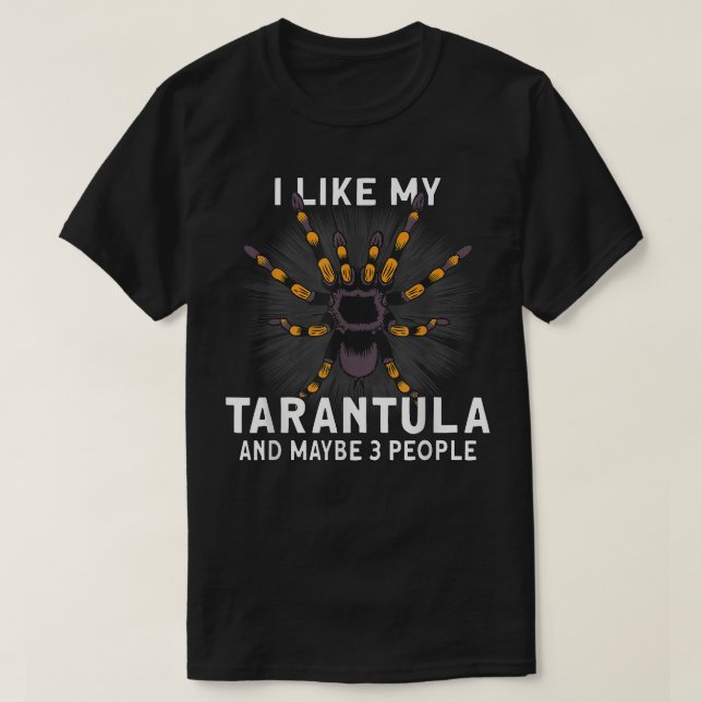 Tarantula Spider Keeper Tarantula Älskare Spider P T Shirt (Design framsida)
