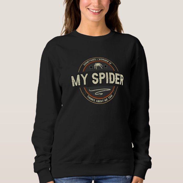Tarantula Spider Terrarium Pet Artwork citerar T Shirt (Framsida)