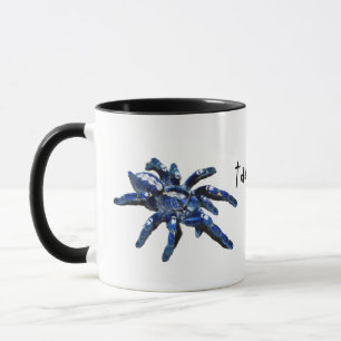 Tarantula, tarantul-mani, blå spindel mugg