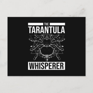 Tarantula Whisperer Spider Tarantula Vykort