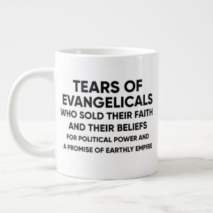 TÅRAR AV EVANGELIKALER JUMBO MUGG