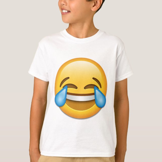 Tårar av Joy emoji roligt Tröja (Framsida)