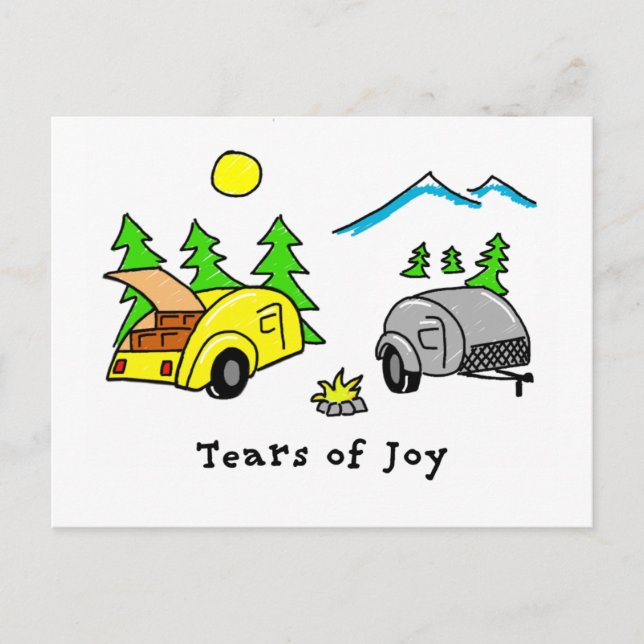 Tårar av Joy Vykort (Framsida)