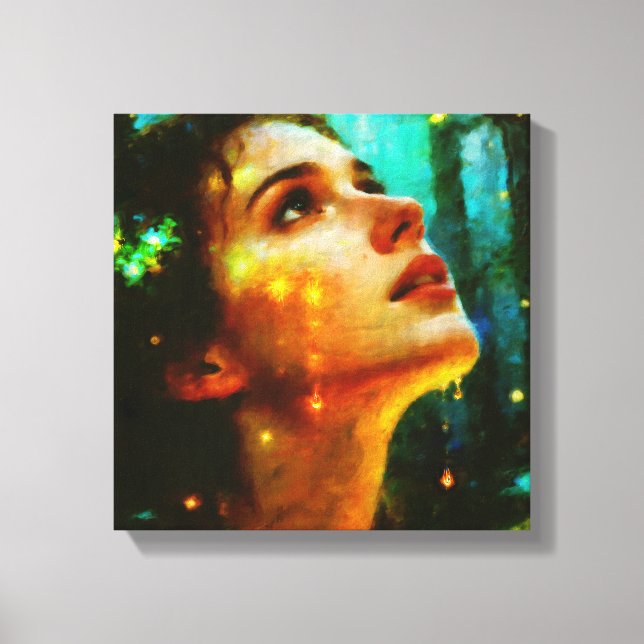 Tårar av Ljus Canvastryck (Framsida)