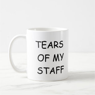 TÅRAR AV MIN PERSONAL Lustig Mage Kaffemugg