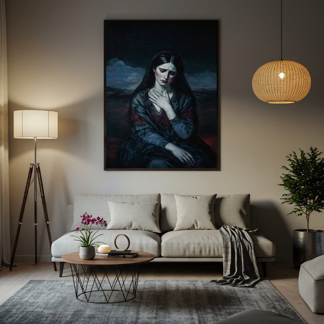 Tårar av stormen canvastryck (Skapare uppladdad)