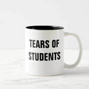 Tårar av studentmuggen Två-Tonad mugg