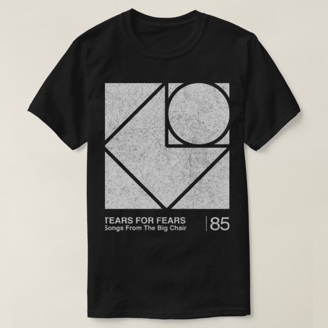 Tårar för fruktan Sång T Shirt (Design framsida)