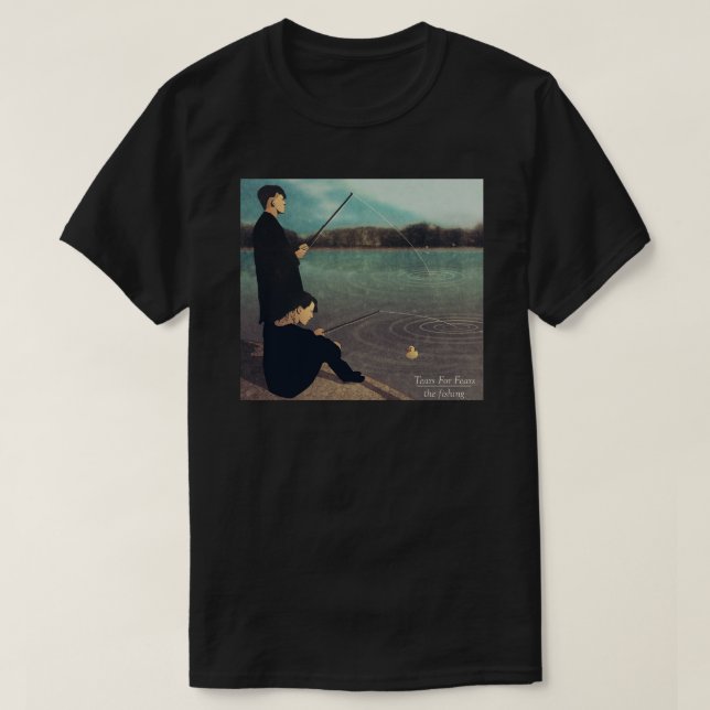 Tårar för fruktan - Utskrift av fiskekonsten T Shirt (Design framsida)