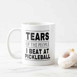 Tårar Från De Jag Besegrade i Pickleball Kaffemugg