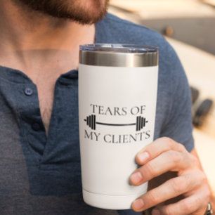 Tårar från mina klienters isolerade tumbler-mugg klistermärken