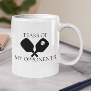 Tårar från mina motståndare Pickleball  Kaffemugg