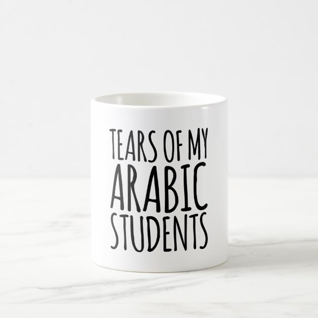 Tårar i min arabiska Student Kaffemugg (Center)