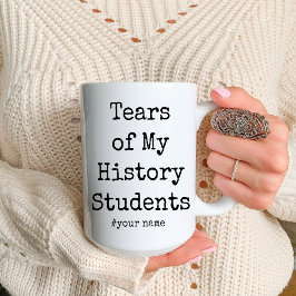 Tårar i min historielärare i Studenter lustiga lär Två-Tonad Mugg