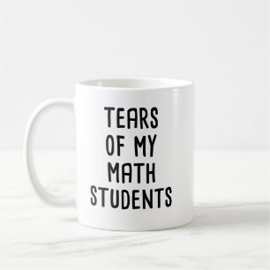 tårar i min matta studenter, lustig matematik kaffemugg