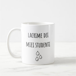 Tårar i mitt italienska Studenter - italienska lär Kaffemugg