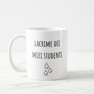 Tårar i mitt italienska Studenter - italienska lär Kaffemugg