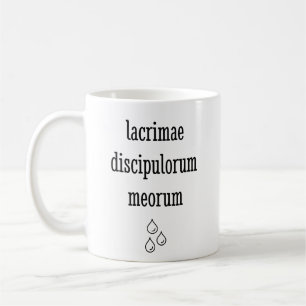 Tårar i mitt latin-Studenter - Lärare i latin Kaffemugg