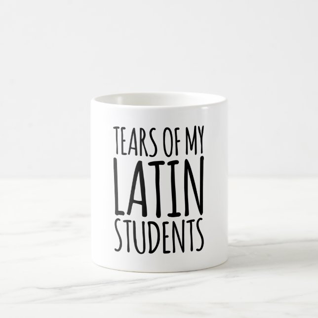Tårar i mitt latinska Studenter Kaffemugg (Center)