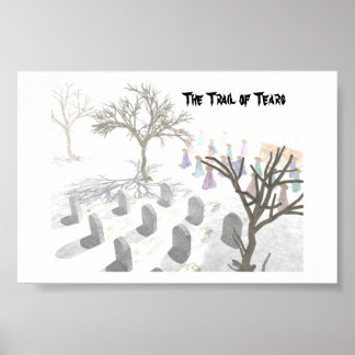 Tårar järnväg poster