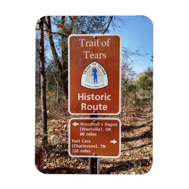 Tårar Marker, Pea Ridge, Missouri Magnet (Vertikal)