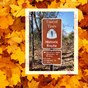 Tårar Marker, Pea Ridge, Missouri Vykort