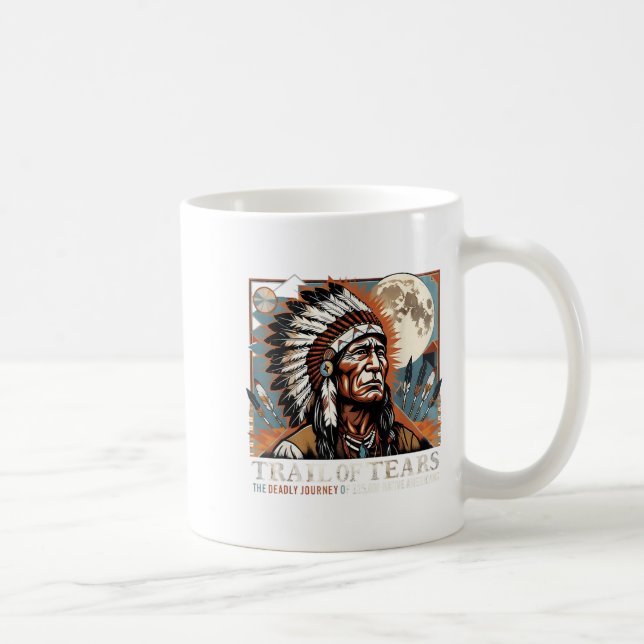 Tårar Memorial Native American Kaffemugg (Höger)