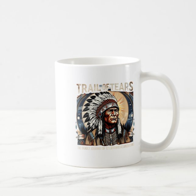 Tårar Memorial Native American Kaffemugg (Höger)