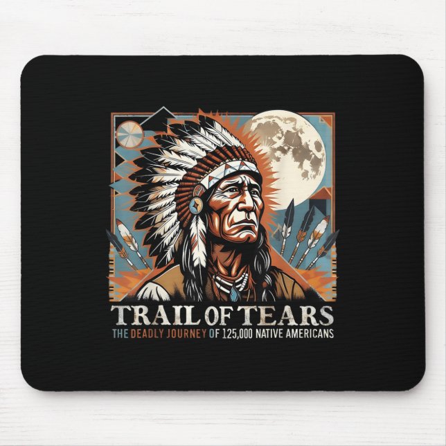 Tårar Memorial Native American Musmatta (Framsidan)