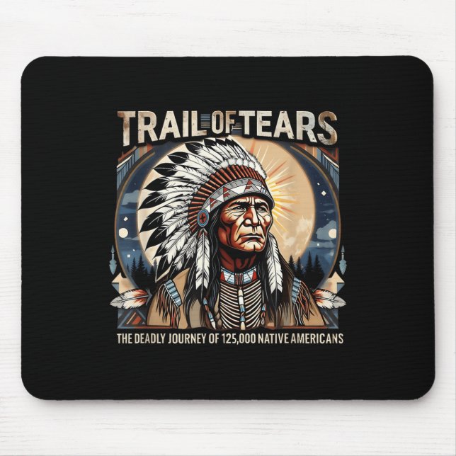 Tårar Memorial Native American Musmatta (Framsidan)