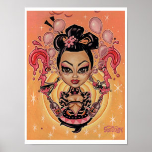 tårar till ballonger - (popkonst) poster