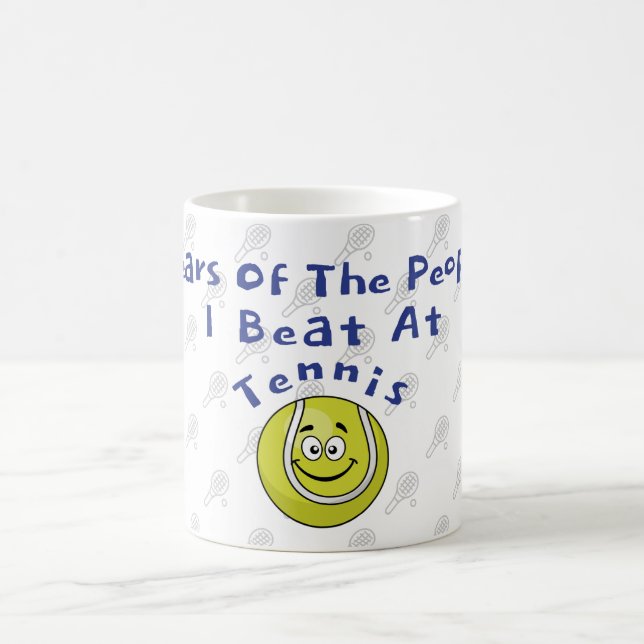 Tårar till de människor jag besöker på tennis kaffemugg (Center)