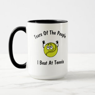 Tårar till de människor jag besöker på tennis mugg