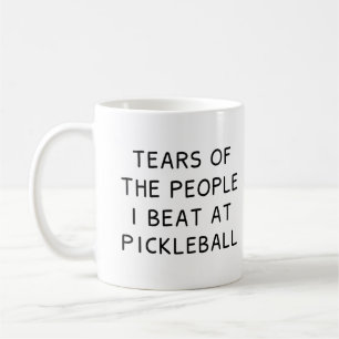 Tårar till de människor som jag slår på Pickleball Kaffemugg