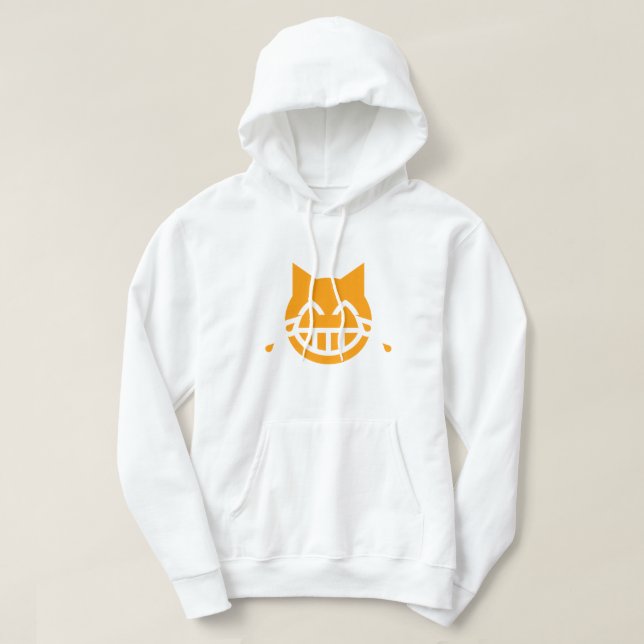 Tårar till Joy Emoji Cat Hoodie (Design framsida)