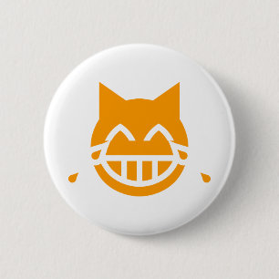 Tårar till Joy Emoji Cat Knapp