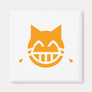 Tårar till Joy Emoji Cat Magnet