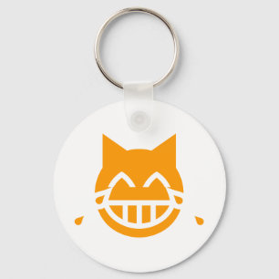 Tårar till Joy Emoji Cat Nyckelring