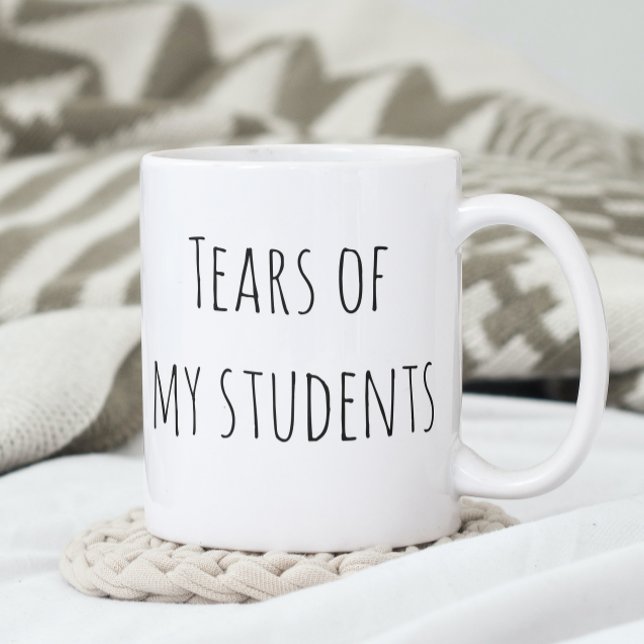 Tårar till Lärarutbildning i min Studenter-stipend Kaffemugg (Skapare uppladdad)